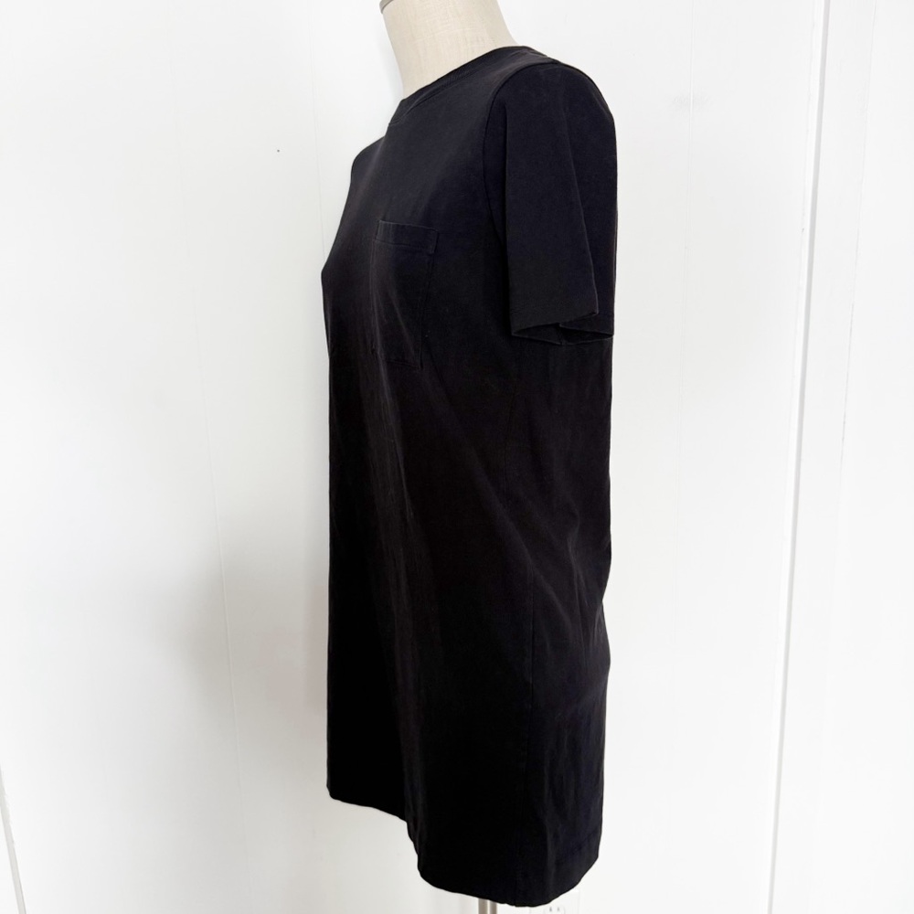 Everlane Black‎ Pocket Tee Shirt Dress Size Small 100% Cotton - Picture 4 of 8